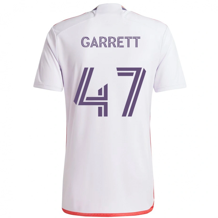 Danxen Kid Ian Garrett #47 White Purple Away Jersey 2025/26 T-Shirt