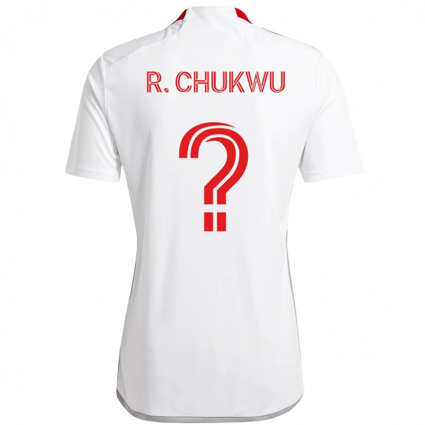 Danxen Kid Richard Chukwu #0 White Red Away Jersey 2025/26 T-Shirt
