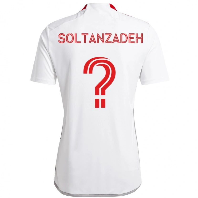Danxen Kid Shayan Soltanzadeh #0 White Red Away Jersey 2025/26 T-Shirt