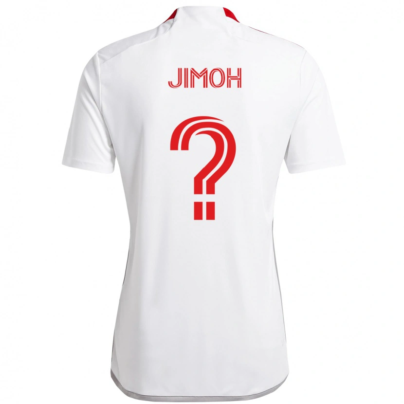 Danxen Kid Shola Jimoh #0 White Red Away Jersey 2025/26 T-Shirt