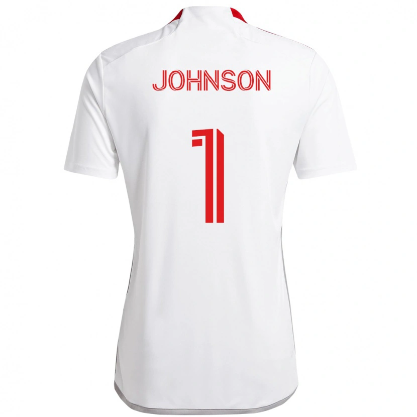 Danxen Kid Sean Johnson #1 White Red Away Jersey 2025/26 T-Shirt