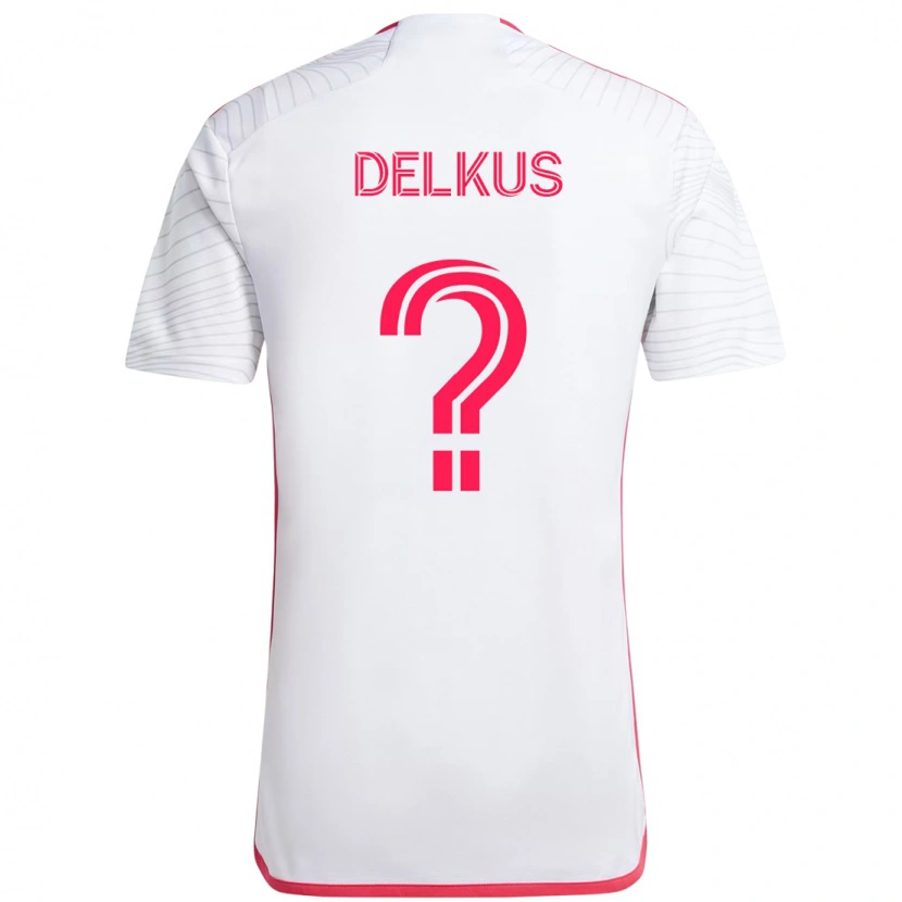 Danxen Kid Jackson Delkus #0 White Magenta Away Jersey 2025/26 T-Shirt