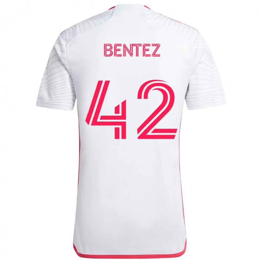 Danxen Kid Óscar Benítez #42 White Magenta Away Jersey 2025/26 T-Shirt