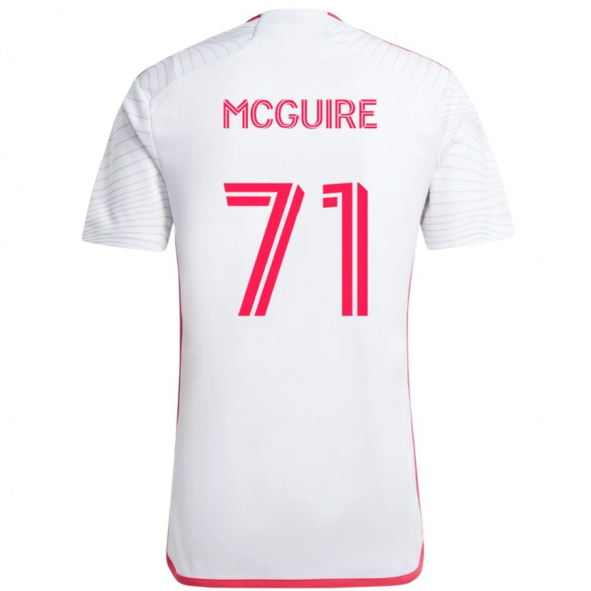 Danxen Kid Nolan Mcguire #71 White Magenta Away Jersey 2025/26 T-Shirt