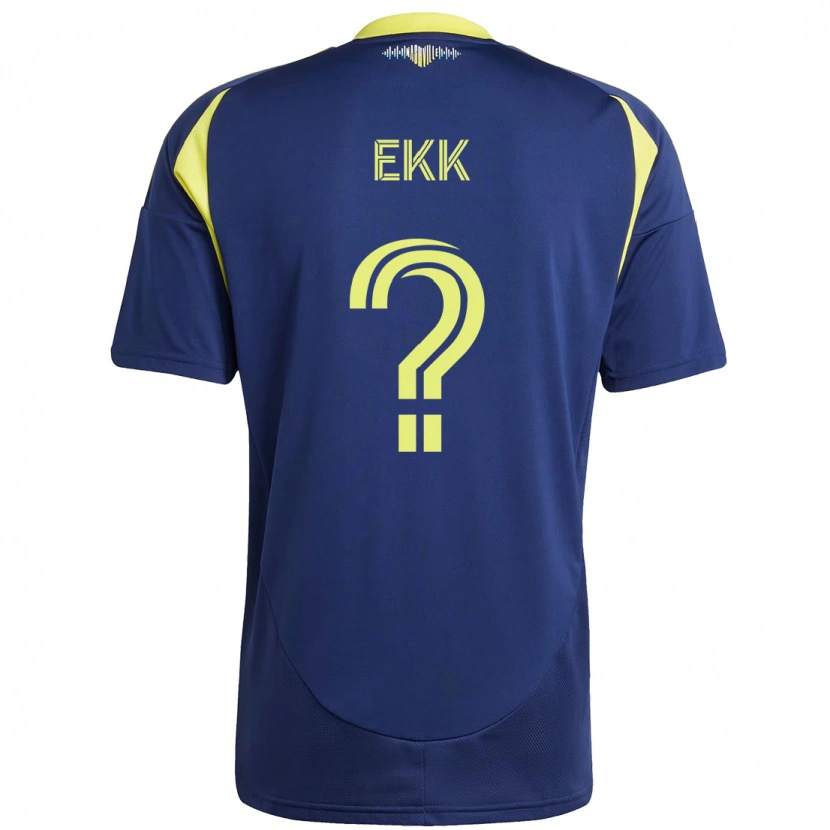 Danxen Kid Maximus Ekk #0 Navy Blue Yellow Away Jersey 2025/26 T-Shirt