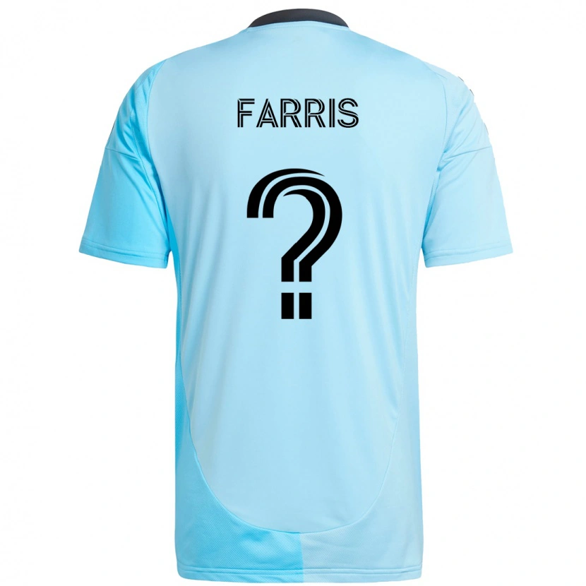 Danxen Kid John Farris #0 Sky Blue Away Jersey 2025/26 T-Shirt