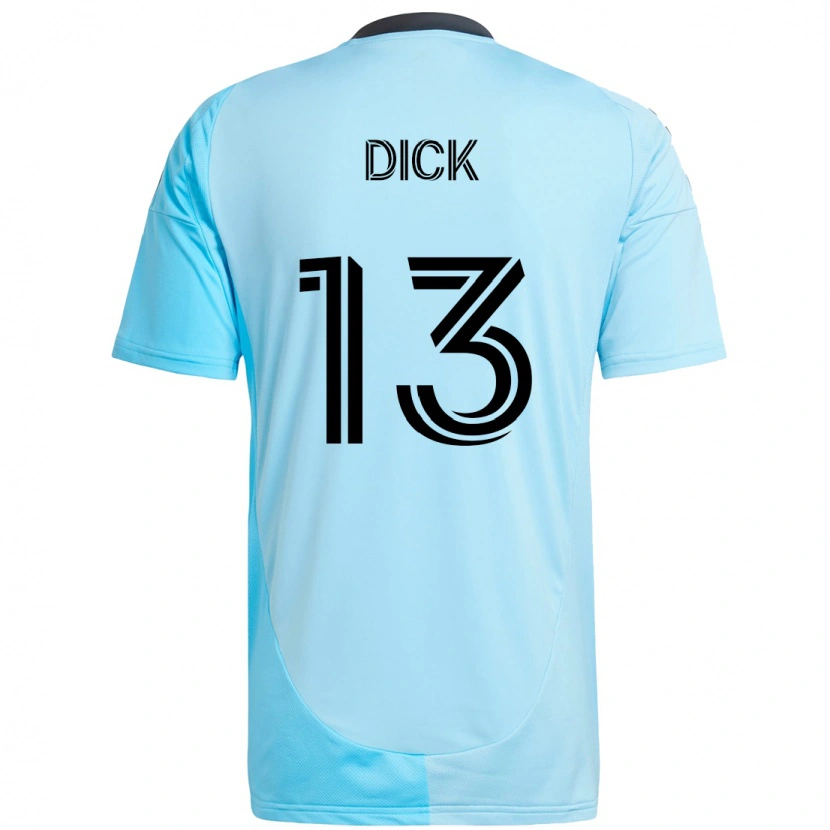 Danxen Kid Eric Dick #13 Sky Blue Away Jersey 2025/26 T-Shirt