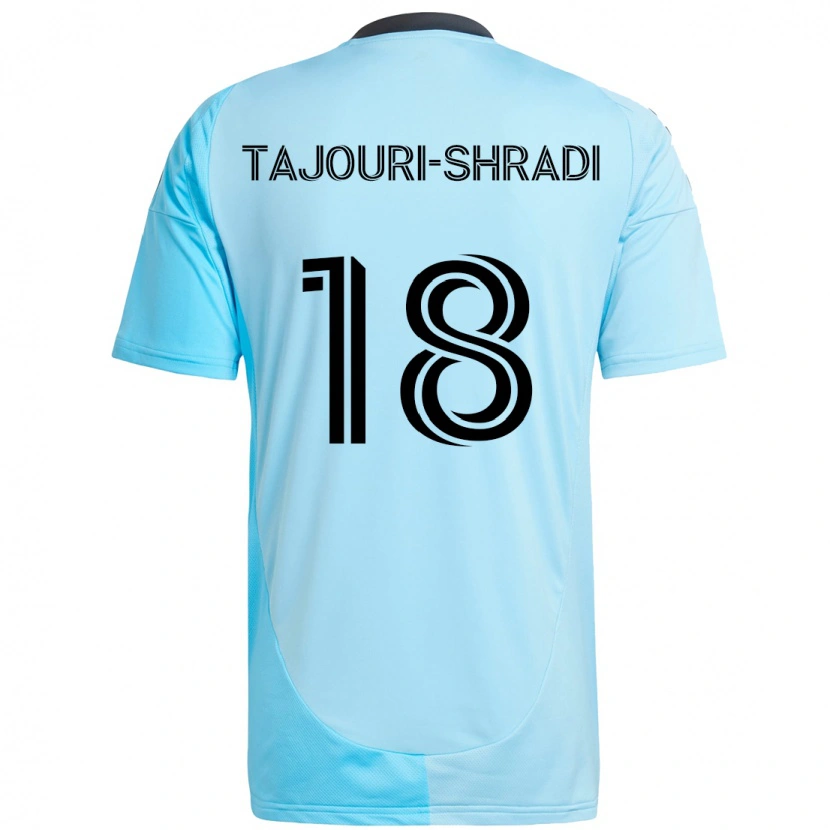 Danxen Kid Ismael Tajouri-Shradi #18 Sky Blue Away Jersey 2025/26 T-Shirt