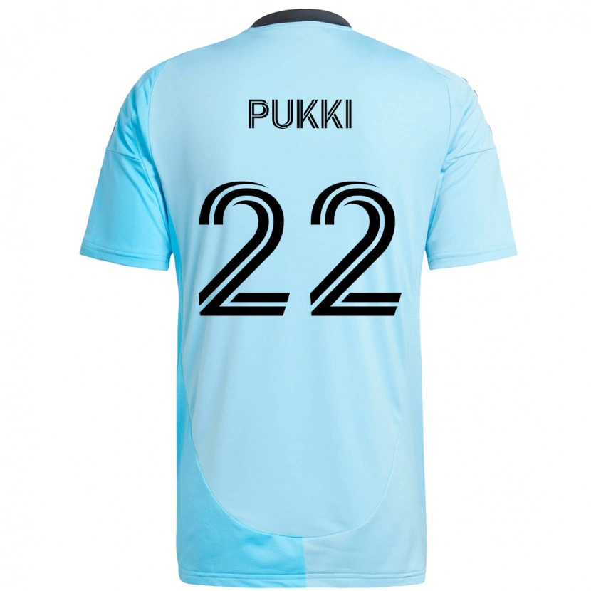 Danxen Kid Teemu Pukki #22 Sky Blue Away Jersey 2025/26 T-Shirt