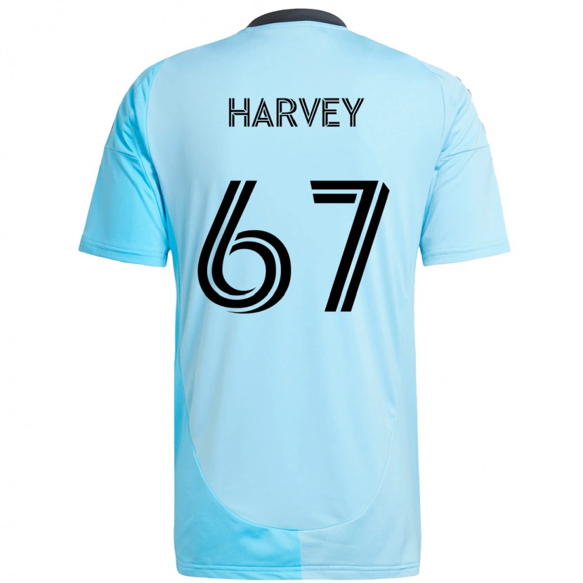 Danxen Kid Carlos Harvey #67 Sky Blue Away Jersey 2025/26 T-Shirt