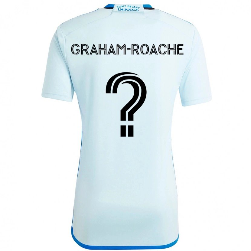 Danxen Kid Owen Graham-Roache #0 Sky Blue Dark Blue Away Jersey 2025/26 T-Shirt