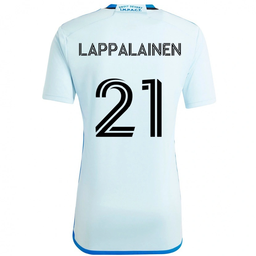 Danxen Kid Lassi Lappalainen #21 Sky Blue Dark Blue Away Jersey 2025/26 T-Shirt