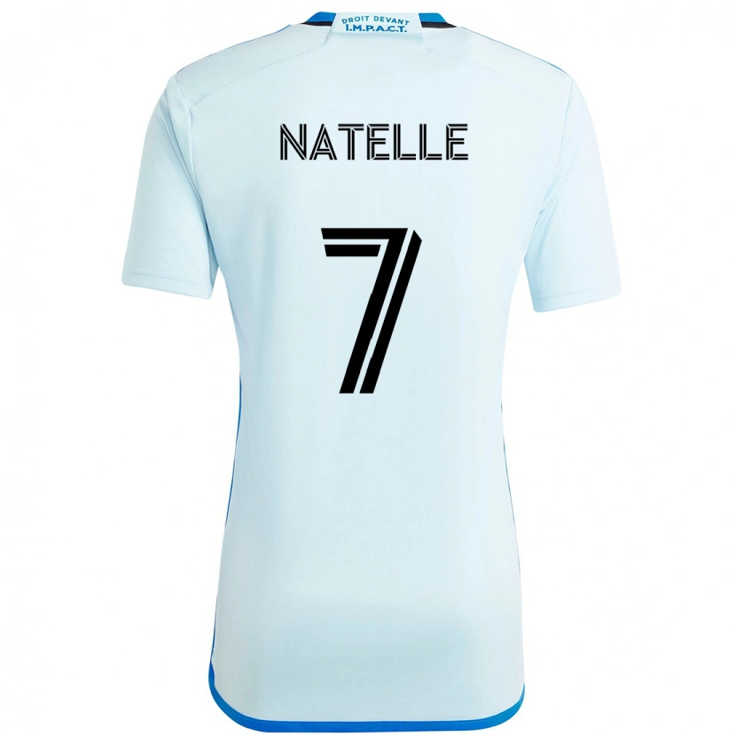 Danxen Kid Mokbel Natelle #7 Sky Blue Dark Blue Away Jersey 2025/26 T-Shirt