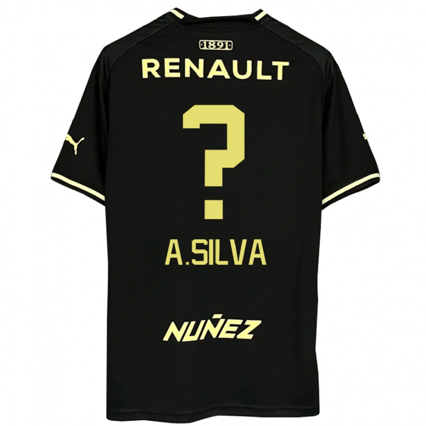 Danxen Kid Ademir Silva #0 Black Yellow Away Jersey 2025/26 T-Shirt
