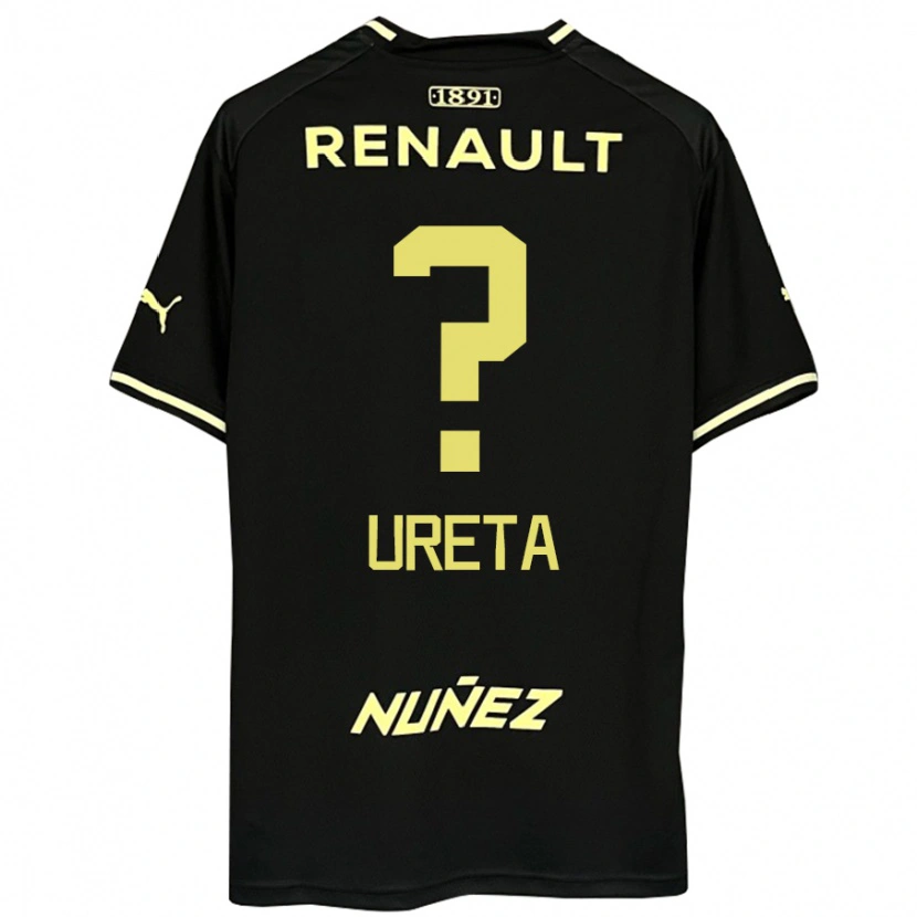 Danxen Kid Mateo Ureta #0 Black Yellow Away Jersey 2025/26 T-Shirt