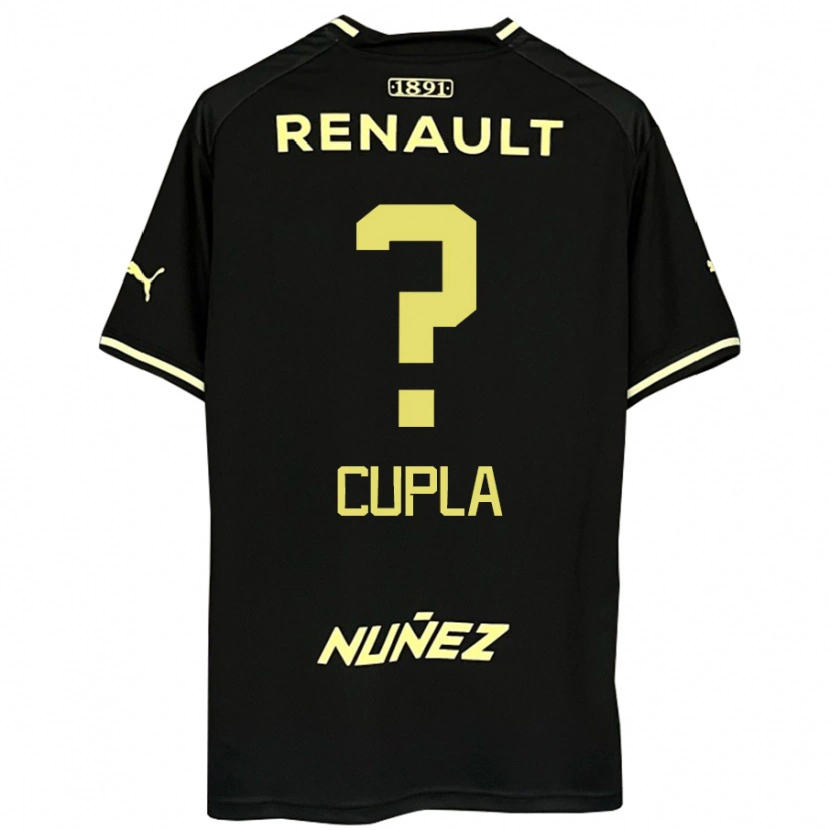 Danxen Kid Renzo Cupla #0 Black Yellow Away Jersey 2025/26 T-Shirt