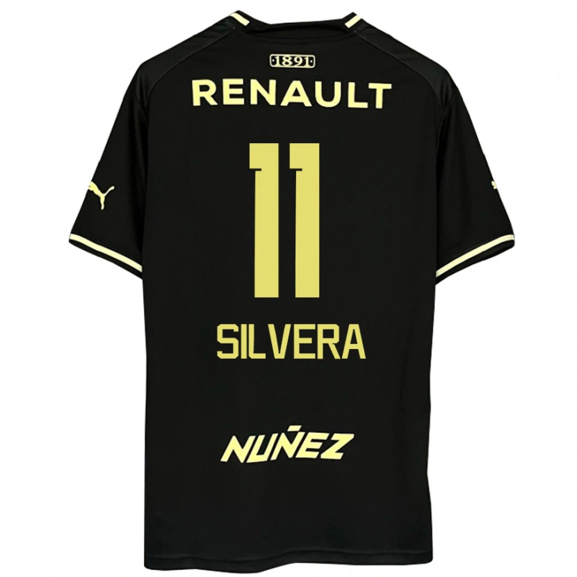 Danxen Kid Maximiliano Silvera #11 Black Yellow Away Jersey 2025/26 T-Shirt