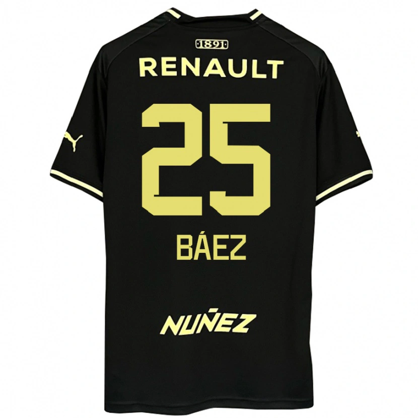 Danxen Kid Jaime Báez #25 Black Yellow Away Jersey 2025/26 T-Shirt
