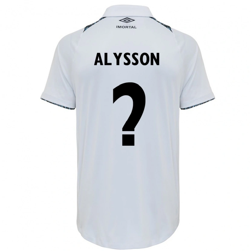 Danxen Kid Alysson #0 White Blue Away Jersey 2025/26 T-Shirt