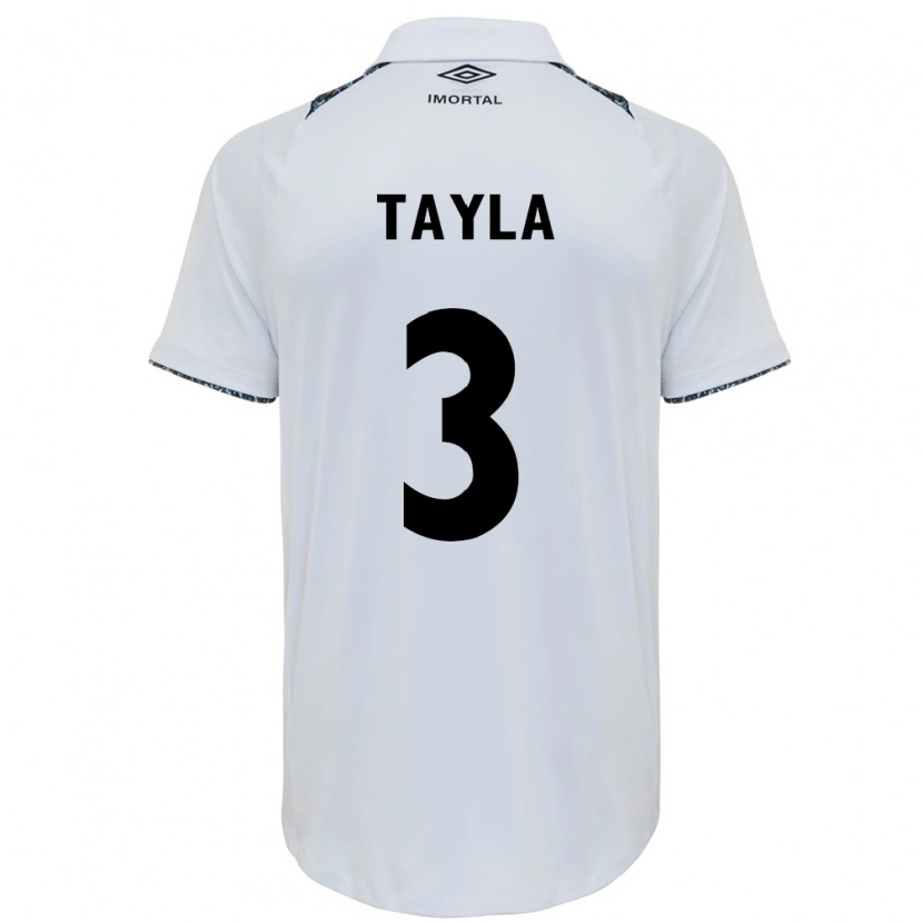 Danxen Kid Tayla #3 White Blue Away Jersey 2025/26 T-Shirt