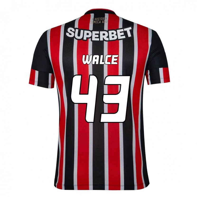 Danxen Kid Walce #43 Black Red Away Jersey 2025/26 T-Shirt