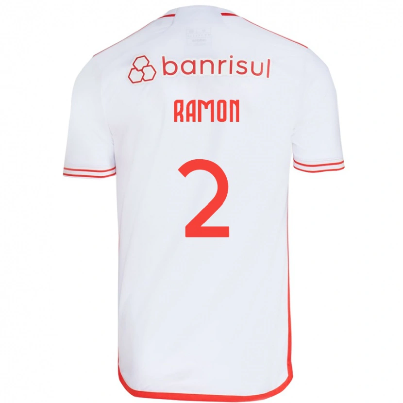 Danxen Kid Ramon #2 White Red Away Jersey 2025/26 T-Shirt