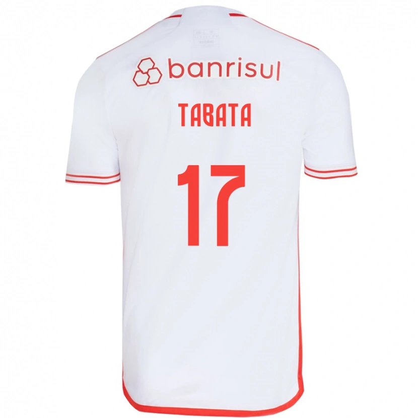Danxen Kid Bruno Tabata #17 White Red Away Jersey 2025/26 T-Shirt