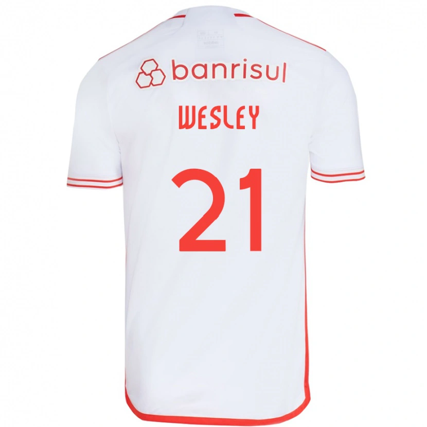 Danxen Kid Wesley #21 White Red Away Jersey 2025/26 T-Shirt