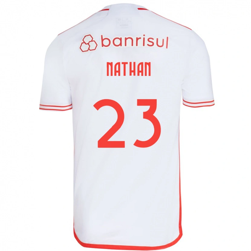 Danxen Kid Nathan #23 White Red Away Jersey 2025/26 T-Shirt