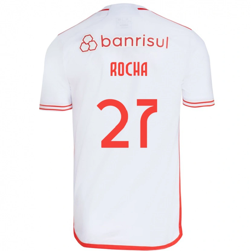 Danxen Kid Kaique Rocha #27 White Red Away Jersey 2025/26 T-Shirt