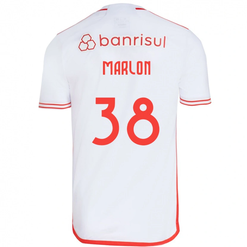 Danxen Kid Marlon #38 White Red Away Jersey 2025/26 T-Shirt