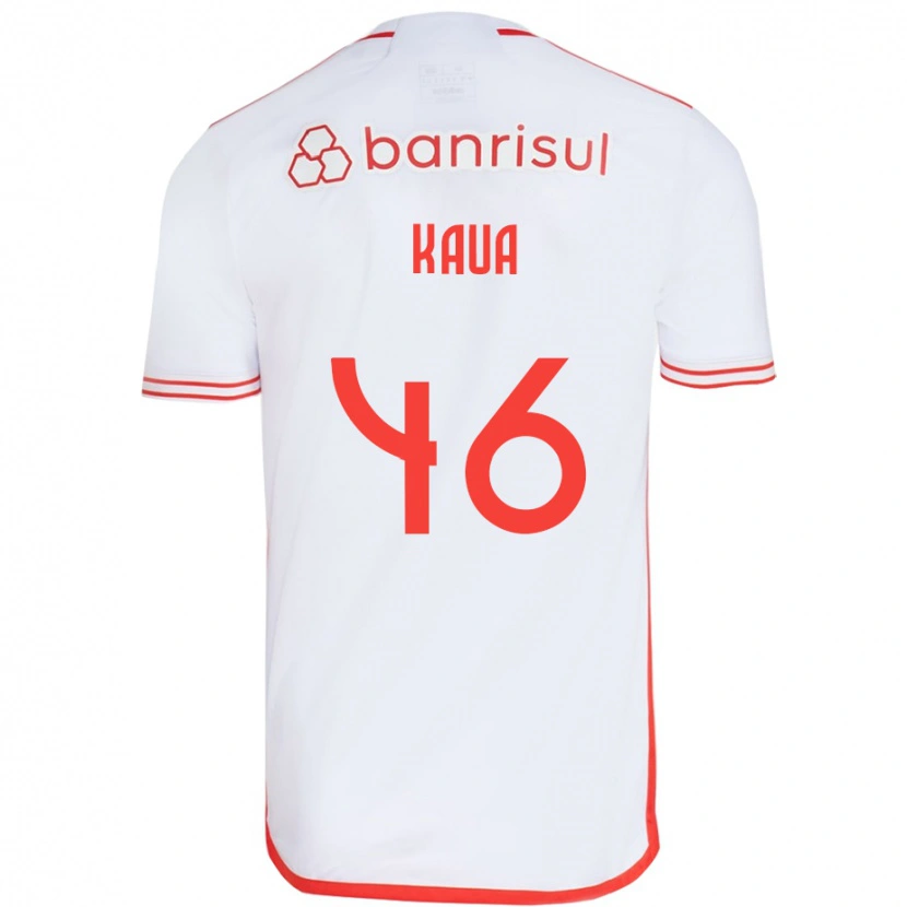 Danxen Kid Pedro Kauã #46 White Red Away Jersey 2025/26 T-Shirt