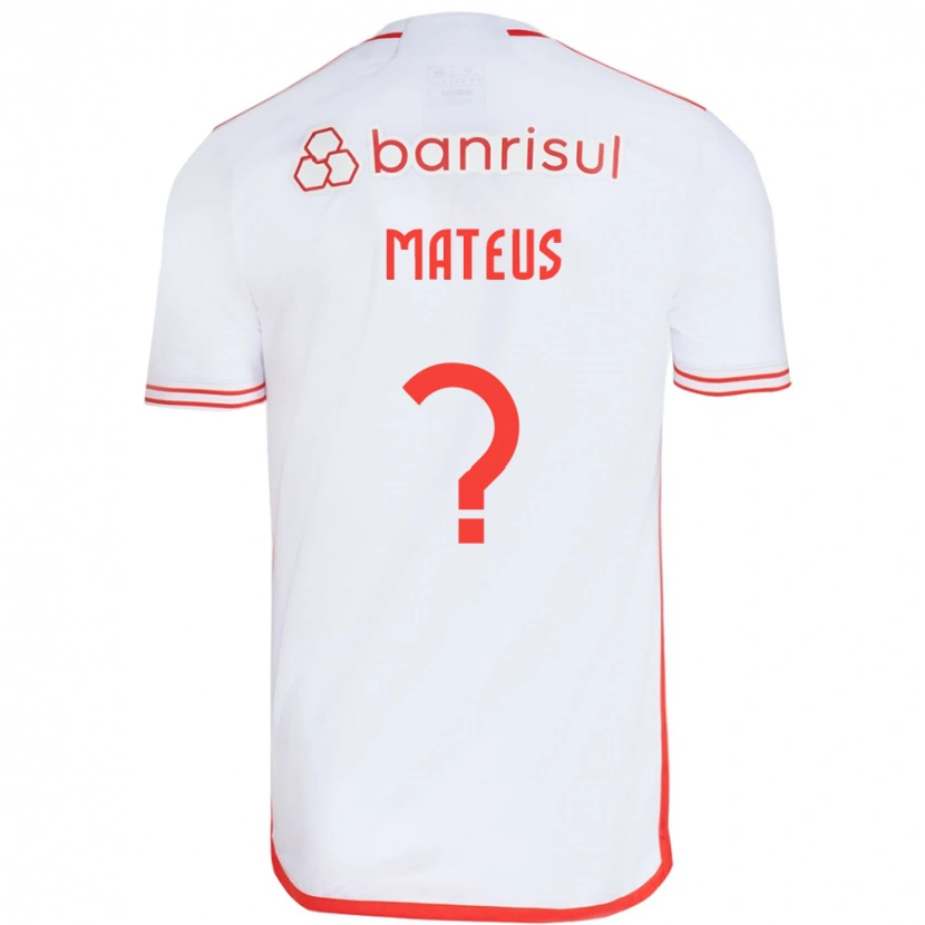 Danxen Kid Mateus #0 White Red Away Jersey 2025/26 T-Shirt