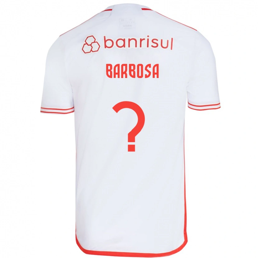Danxen Kid Tiago Barbosa #0 White Red Away Jersey 2025/26 T-Shirt