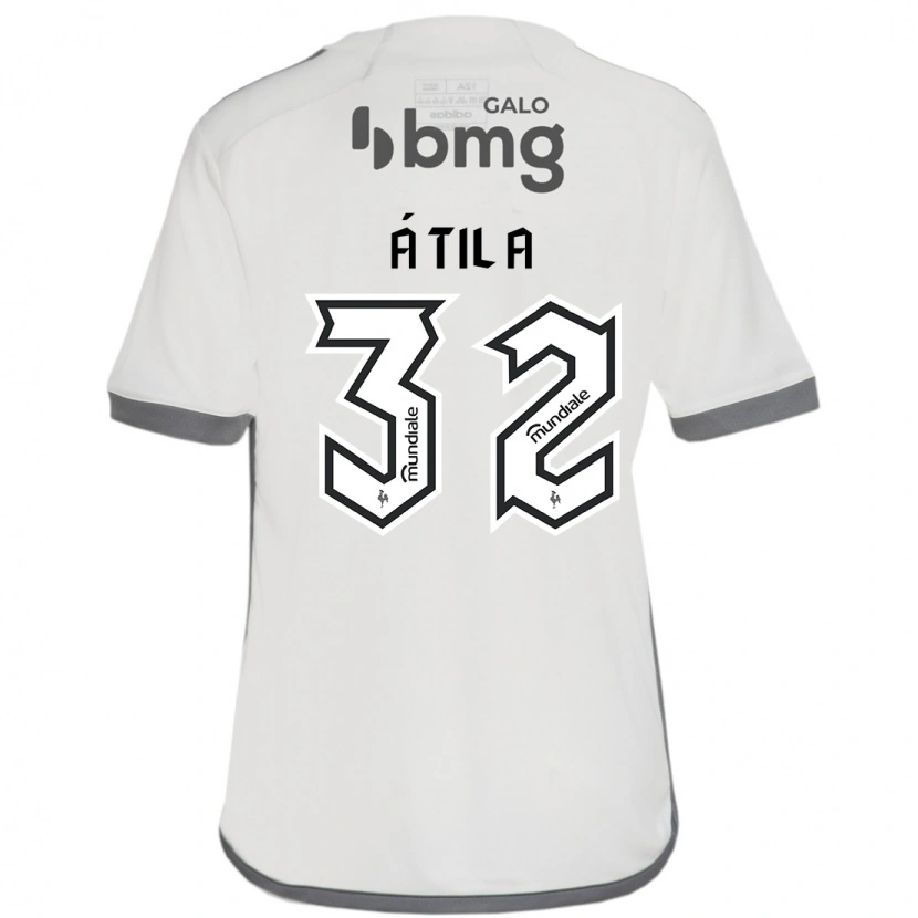 Danxen Kid Gabriel Átila #32 Off White Away Jersey 2025/26 T-Shirt