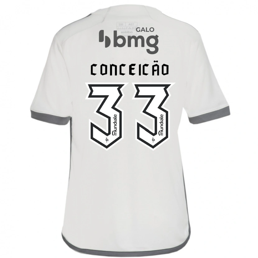 Danxen Kid Robert Conceição #33 Off White Away Jersey 2025/26 T-Shirt