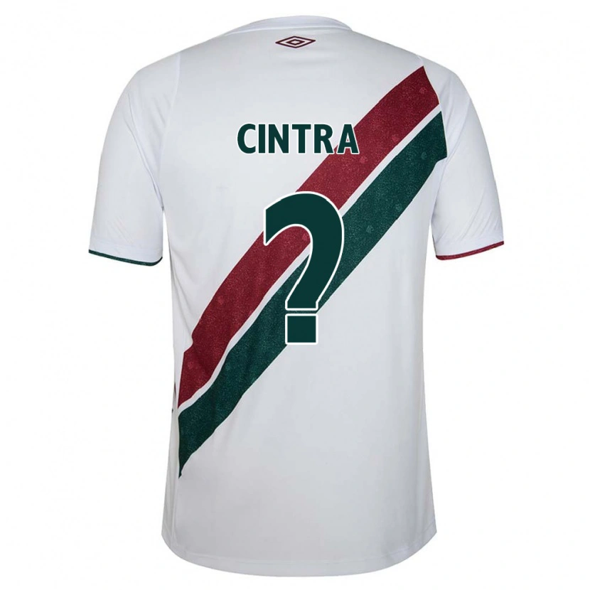 Danxen Kid Gustavo Cintra #0 White Green Maroon Away Jersey 2025/26 T-Shirt