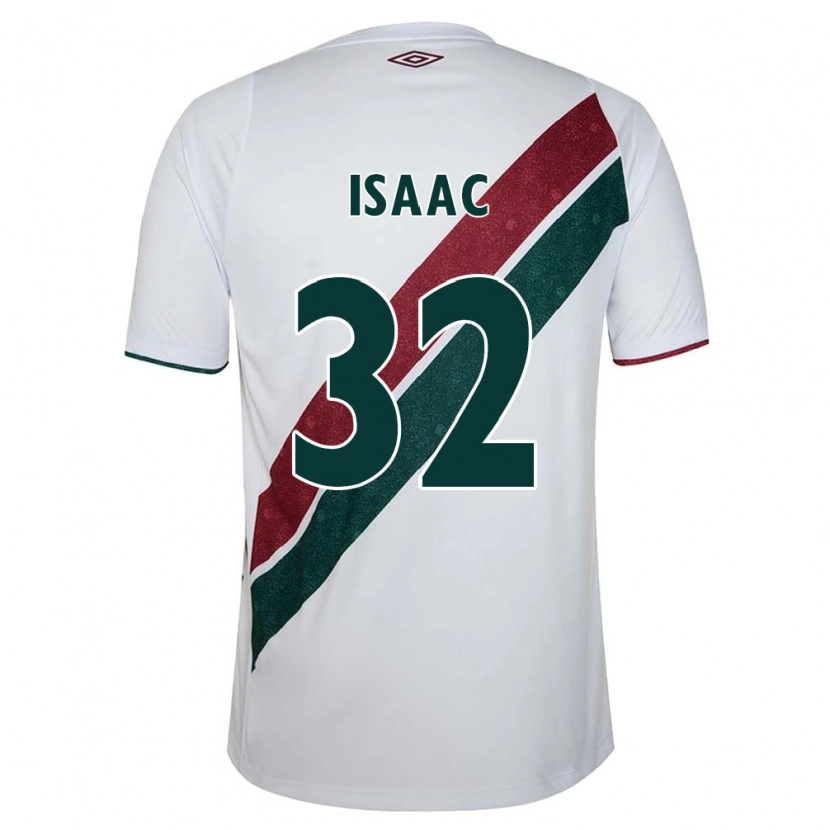 Danxen Kid Isaac #32 White Green Maroon Away Jersey 2025/26 T-Shirt