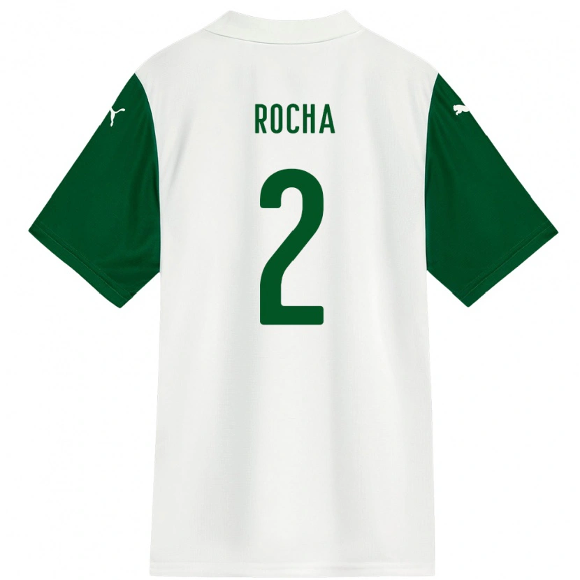 Danxen Kid Marcos Rocha #2 White Green Away Jersey 2025/26 T-Shirt