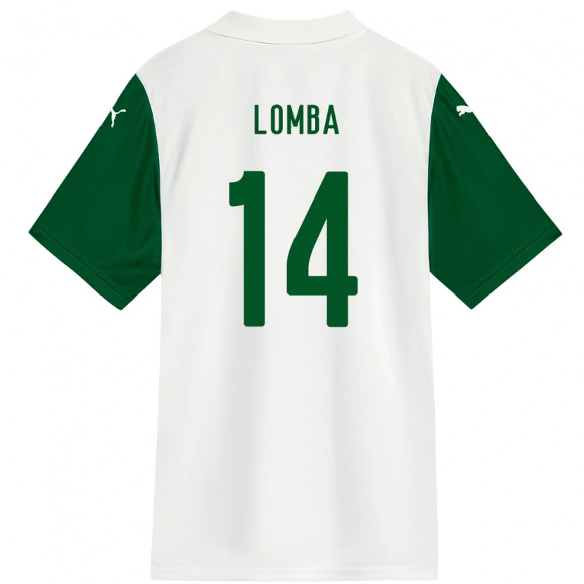 Danxen Kid Marcelo Lomba #14 White Green Away Jersey 2025/26 T-Shirt