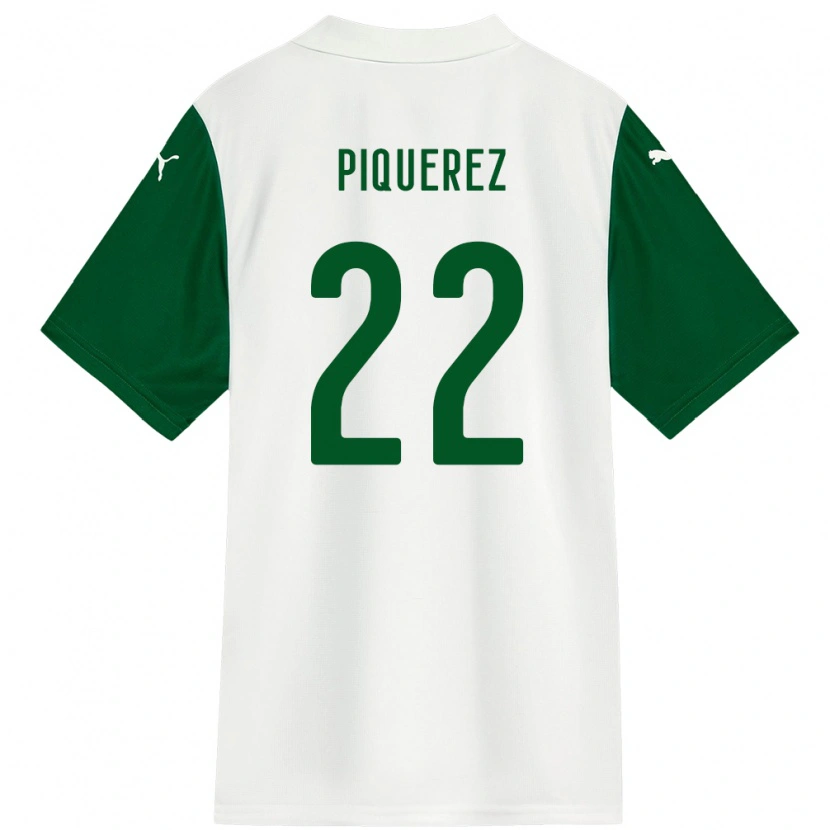 Danxen Kid Joaquín Piquerez #22 White Green Away Jersey 2025/26 T-Shirt