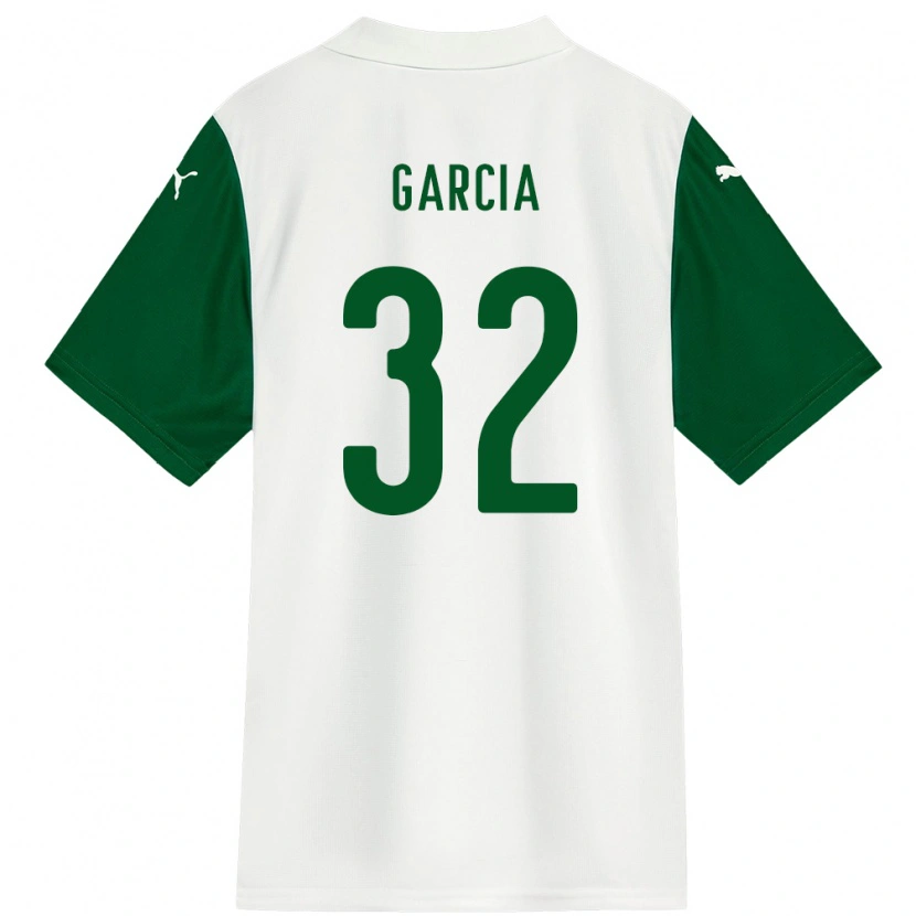 Danxen Kid Garcia #32 White Green Away Jersey 2025/26 T-Shirt