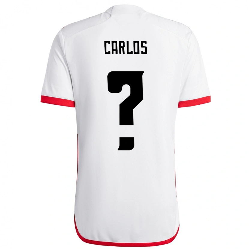 Danxen Kid Jean Carlos #0 White Red Away Jersey 2025/26 T-Shirt