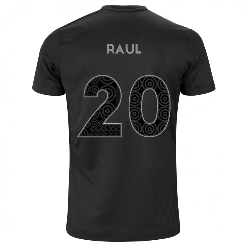Danxen Kid Pedro Raul #20 Black White Away Jersey 2025/26 T-Shirt