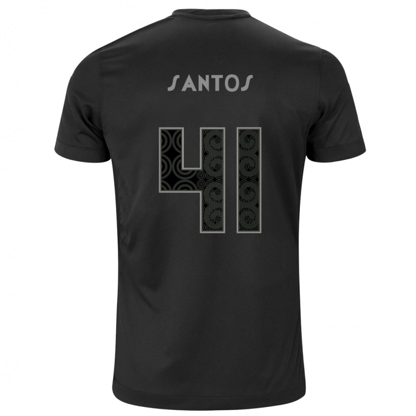 Danxen Kid Renato Santos #41 Black White Away Jersey 2025/26 T-Shirt