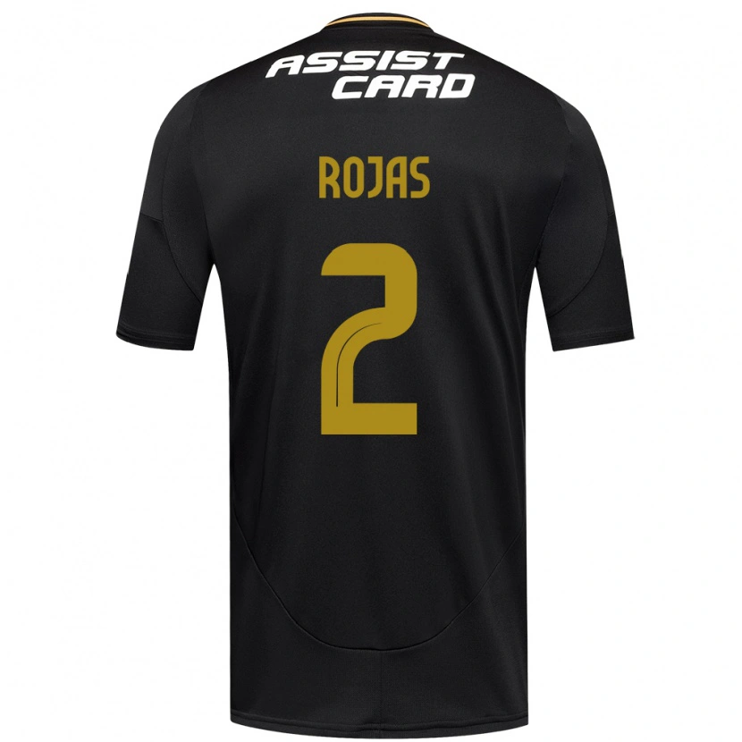 Danxen Kid Jeyson Rojas #2 Black White Away Jersey 2025/26 T-Shirt