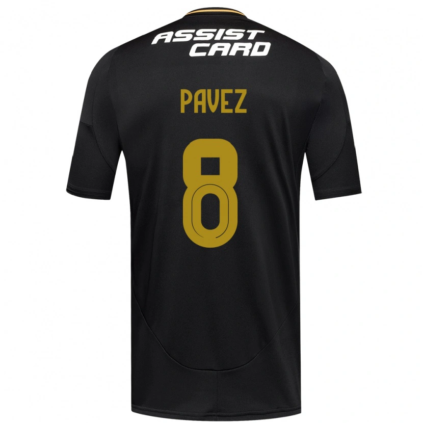Danxen Kid Esteban Pavez #8 Black White Away Jersey 2025/26 T-Shirt