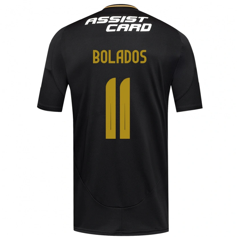 Danxen Kid Marcos Bolados #11 Black White Away Jersey 2025/26 T-Shirt