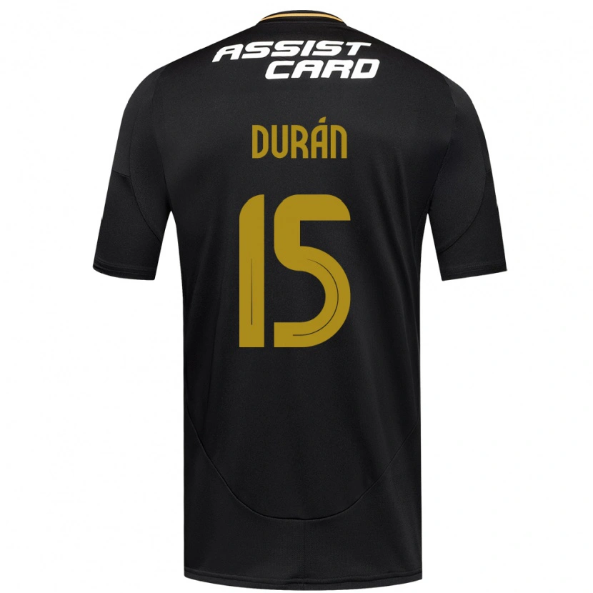 Danxen Kid José Durán #15 Black White Away Jersey 2025/26 T-Shirt