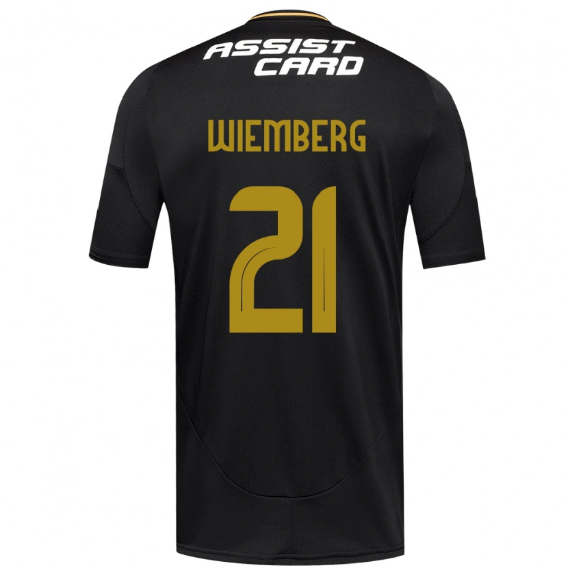 Danxen Kid Erick Wiemberg #21 Black White Away Jersey 2025/26 T-Shirt